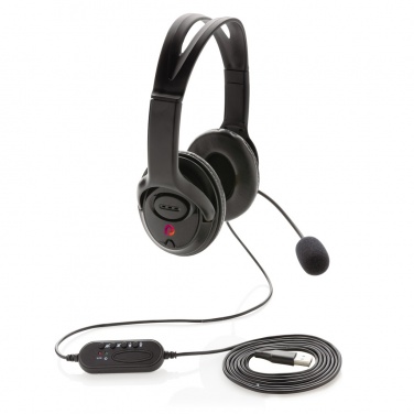 Logotrade promotional product picture of: Over ear wired work headset