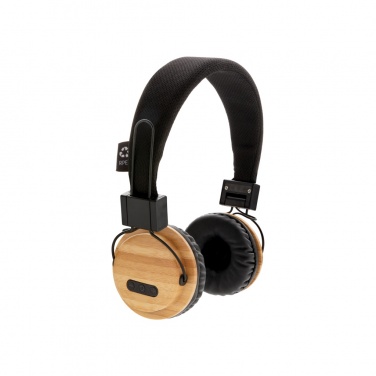 Logotrade advertising product image of: Bamboo wireless headphone