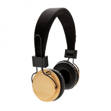 Logotrade promotional merchandise image of: Bamboo wireless headphone