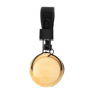 Logotrade promotional gift picture of: Bamboo wireless headphone