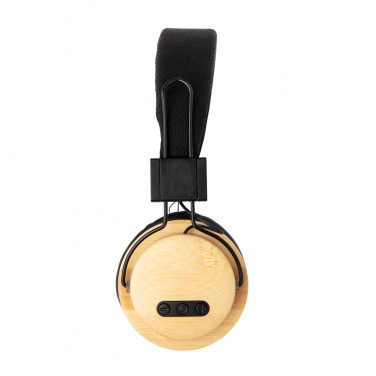 Logotrade business gifts photo of: Bamboo wireless headphone