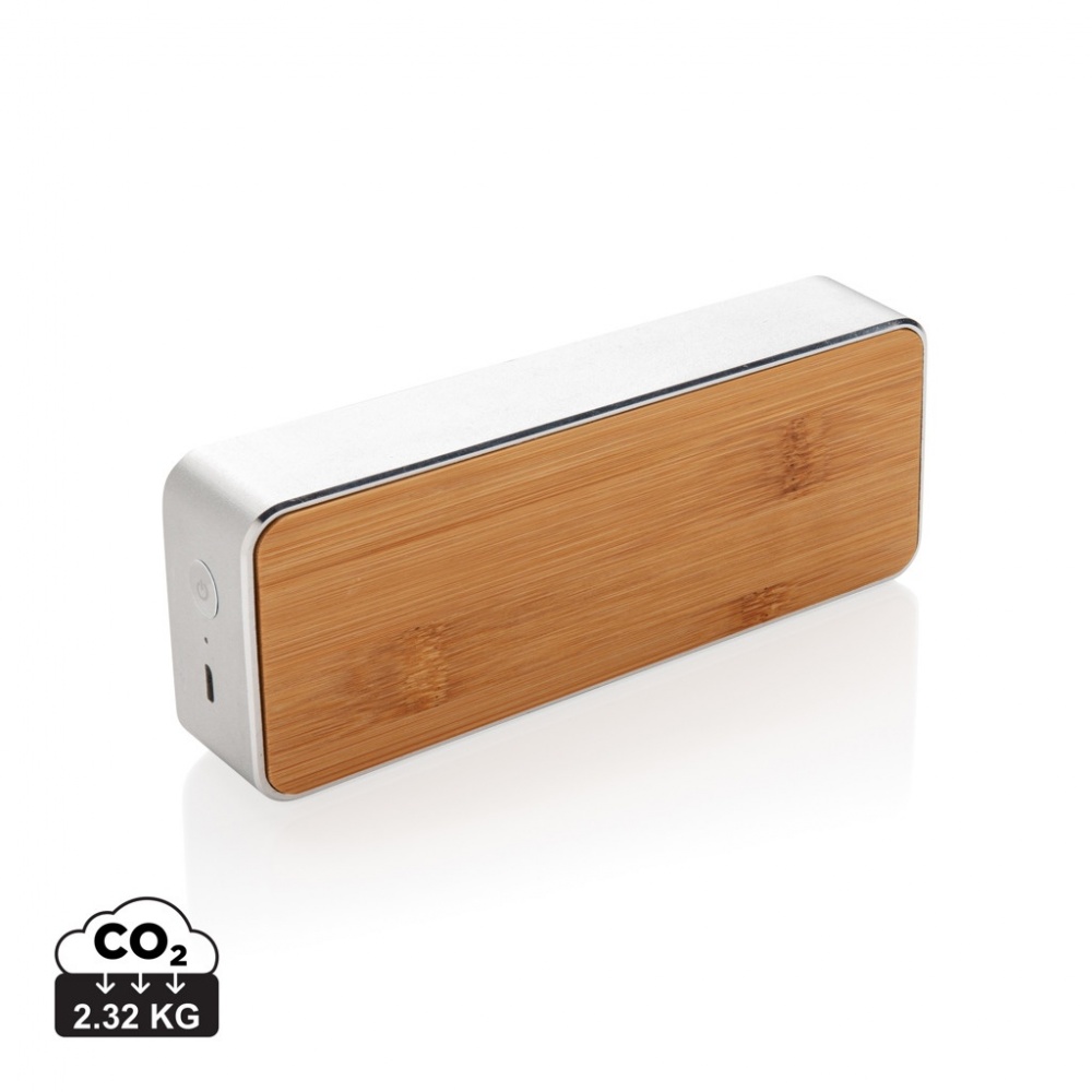 Logotrade promotional merchandise photo of: Nevada Bamboo 3W wireless speaker