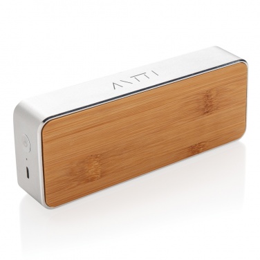 Logotrade promotional merchandise image of: Nevada Bamboo 3W wireless speaker