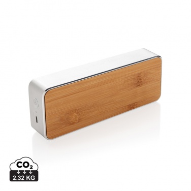 Logo trade promotional products picture of: Nevada Bamboo 3W wireless speaker