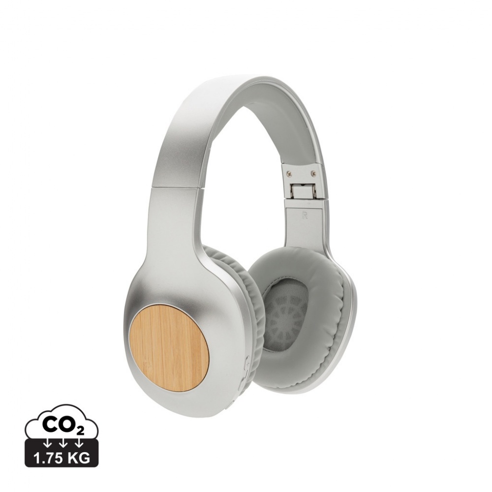 Logotrade promotional merchandise picture of: Dakota Bamboo wireless headphone