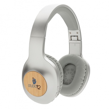 Logotrade promotional giveaway picture of: Dakota Bamboo wireless headphone