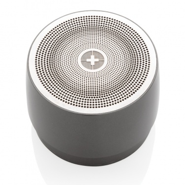 Logo trade promotional gifts image of: Swiss peak 5W wireless bass speaker