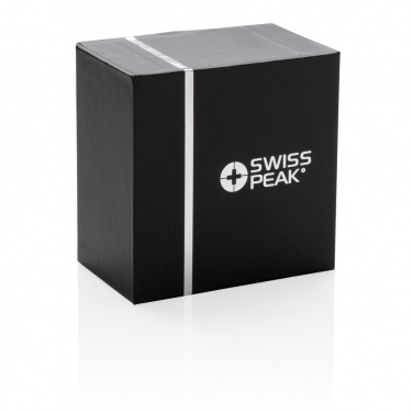 Logo trade promotional merchandise photo of: Swiss peak 5W wireless bass speaker