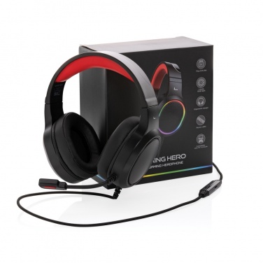 Logo trade promotional merchandise photo of: RGB gaming headset