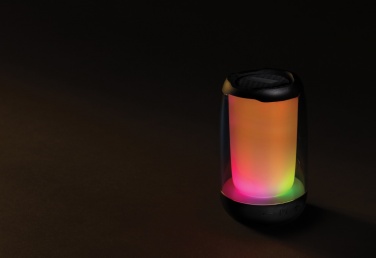 Logo trade promotional merchandise picture of: RCS recycled plastic Lightboom 5W speaker