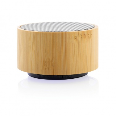 Logotrade promotional item picture of: RCS recycled plastic and bamboo 3W wireless speaker