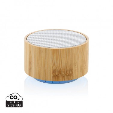 Logo trade promotional product photo of: RCS recycled plastic and bamboo 3W wireless speaker