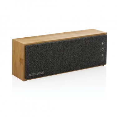 Logo trade promotional items image of: Wynn 10W bamboo wireless speaker