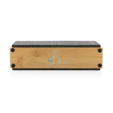 Logo trade promotional gift photo of: Wynn 10W bamboo wireless speaker