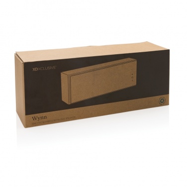 Logo trade promotional product photo of: Wynn 10W bamboo wireless speaker