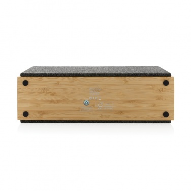 Logotrade promotional item image of: Wynn 20W bamboo wireless speaker