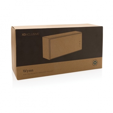 Logotrade promotional item picture of: Wynn 20W bamboo wireless speaker