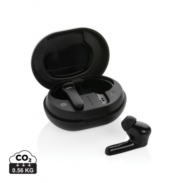 Logotrade corporate gift picture of: RCS standard recycled plastic TWS earbuds