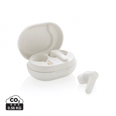 Logotrade promotional product image of: RCS standard recycled plastic TWS earbuds