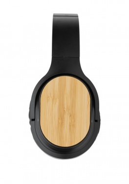 Logo trade advertising products image of: RCS and bamboo Elite Foldable wireless headphone