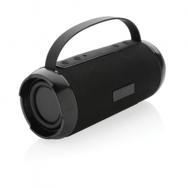 Logo trade promotional item photo of: RCS recycled plastic Soundboom waterproof 6W speaker