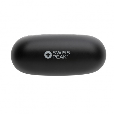 Logo trade corporate gifts image of: RCS recycled plastic Swiss Peak TWS earbuds 2.0