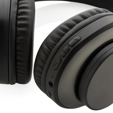 Logo trade business gift photo of: Terra RCS recycled aluminium wireless headphone