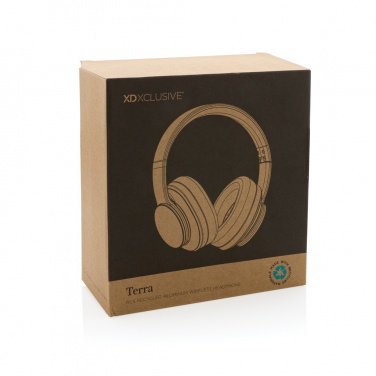 Logotrade promotional giveaways photo of: Terra RCS recycled aluminium wireless headphone