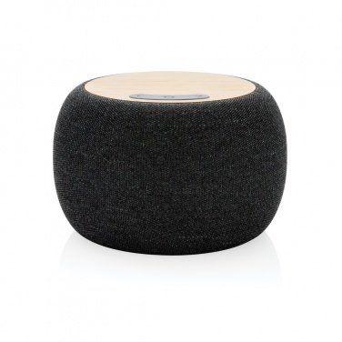 Logotrade advertising products photo of: RCS Rplastic/PET and bamboo 5W speaker