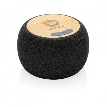 Logotrade promotional item picture of: RCS Rplastic/PET and bamboo 5W speaker