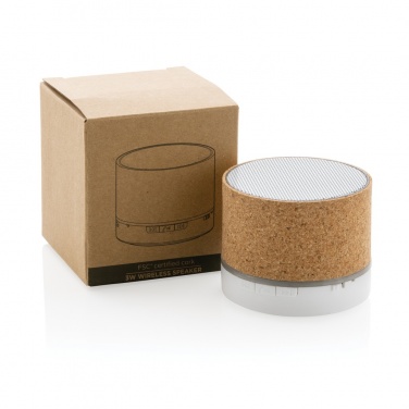 Logotrade promotional product picture of: Cork 3W wireless speaker