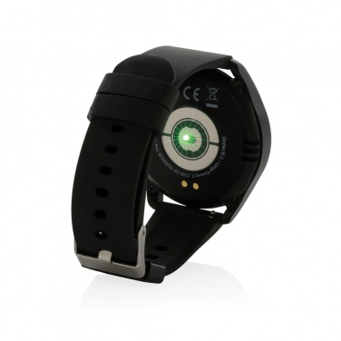 Logo trade promotional giveaways picture of: RCS recycled TPU Fit Watch round