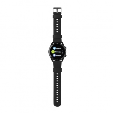 Logo trade promotional merchandise image of: RCS recycled TPU Fit Watch round