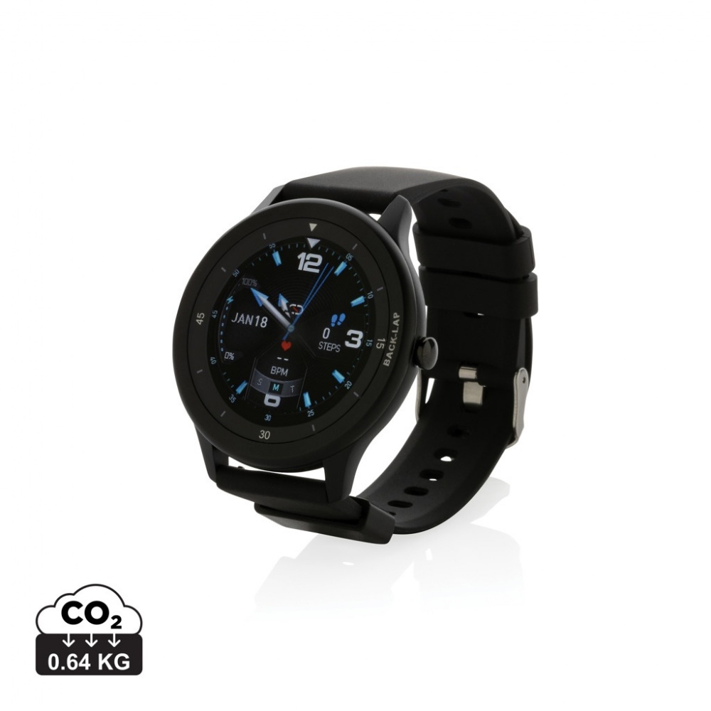 Logo trade advertising product photo of: Swiss Peak RCS recycled TPU Watch