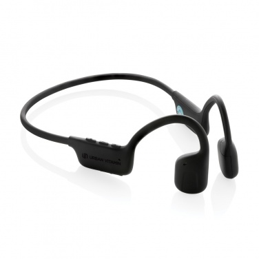 Logo trade promotional giveaway photo of: Urban Vitamin Glendale RCS rplastic air conductive headphone