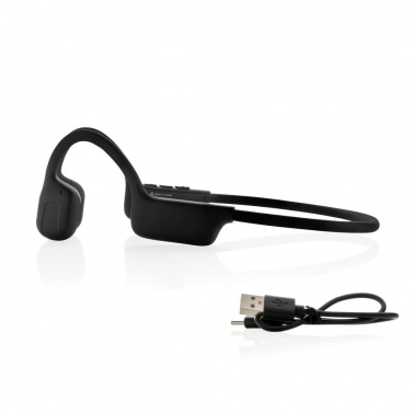 Logo trade promotional item photo of: Urban Vitamin Glendale RCS rplastic air conductive headphone