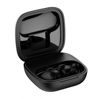 Logotrade promotional item image of: Lakewood RCS recycled and repairable wireless earbuds