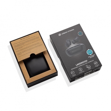 Logotrade corporate gift picture of: Lakewood RCS recycled and repairable wireless earbuds