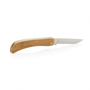 Logo trade advertising products image of: Wooden knife