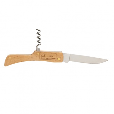 Logotrade promotional gifts photo of: Wooden knife with bottle opener