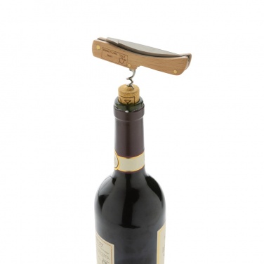 Logotrade promotional gift image of: Wooden knife with bottle opener