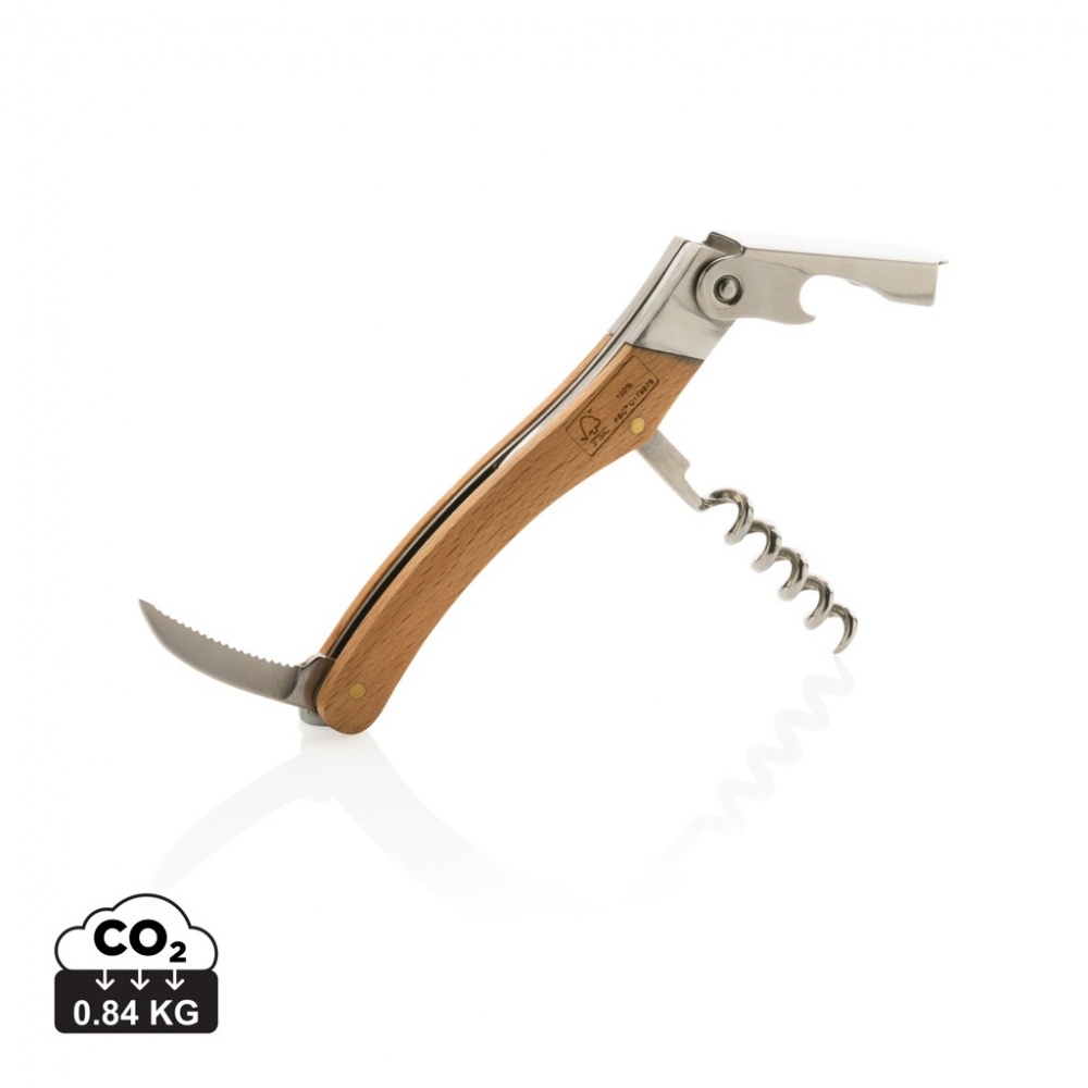 Logotrade promotional giveaways photo of: Wooden Corkscrew