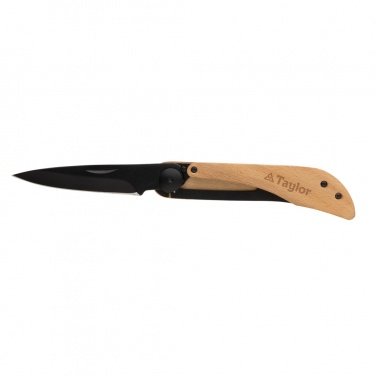 Logotrade advertising products photo of: Nemus Luxury Wooden knife with lock