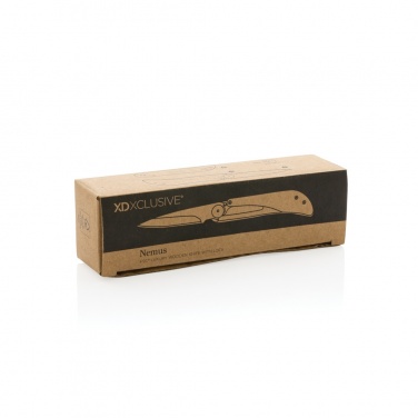 Logo trade promotional gifts picture of: Nemus Luxury Wooden knife with lock