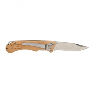 Logo trade advertising products picture of: Wooden outdoor knife