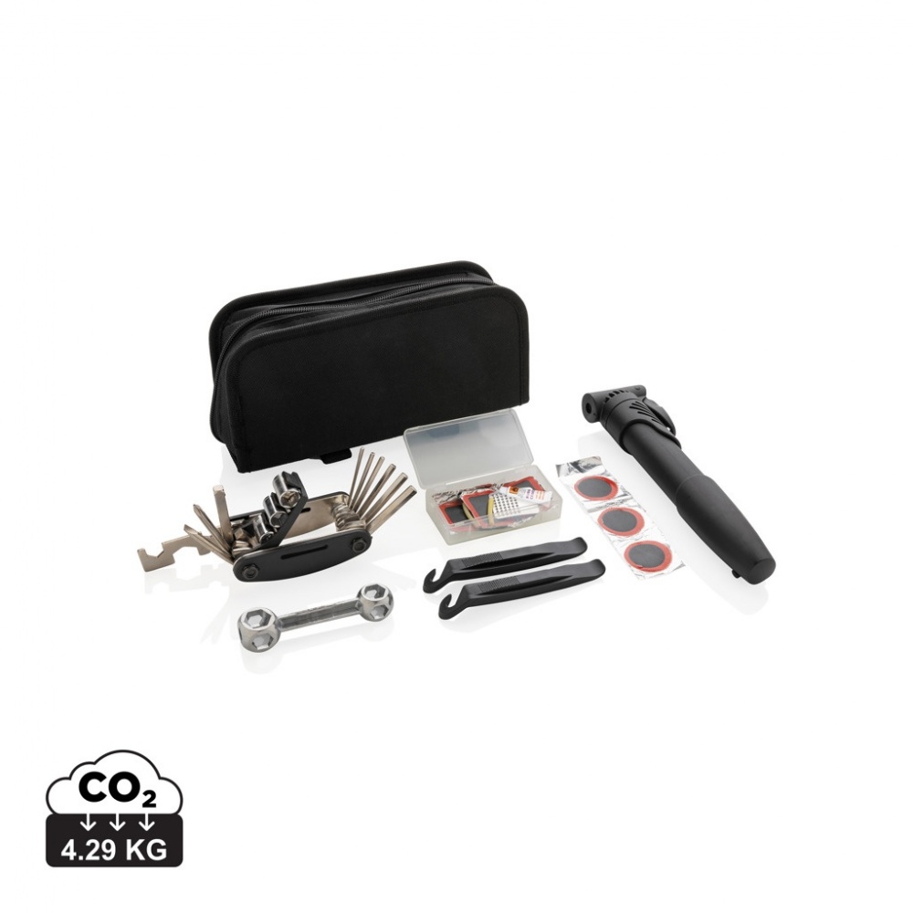 Logo trade promotional giveaway photo of: Bike repair kit set 17 pcs