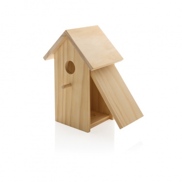 Logo trade promotional product photo of: Wooden birdhouse