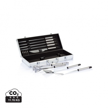 Logotrade promotional items photo of: 12 pcs barbecue set in aluminium box