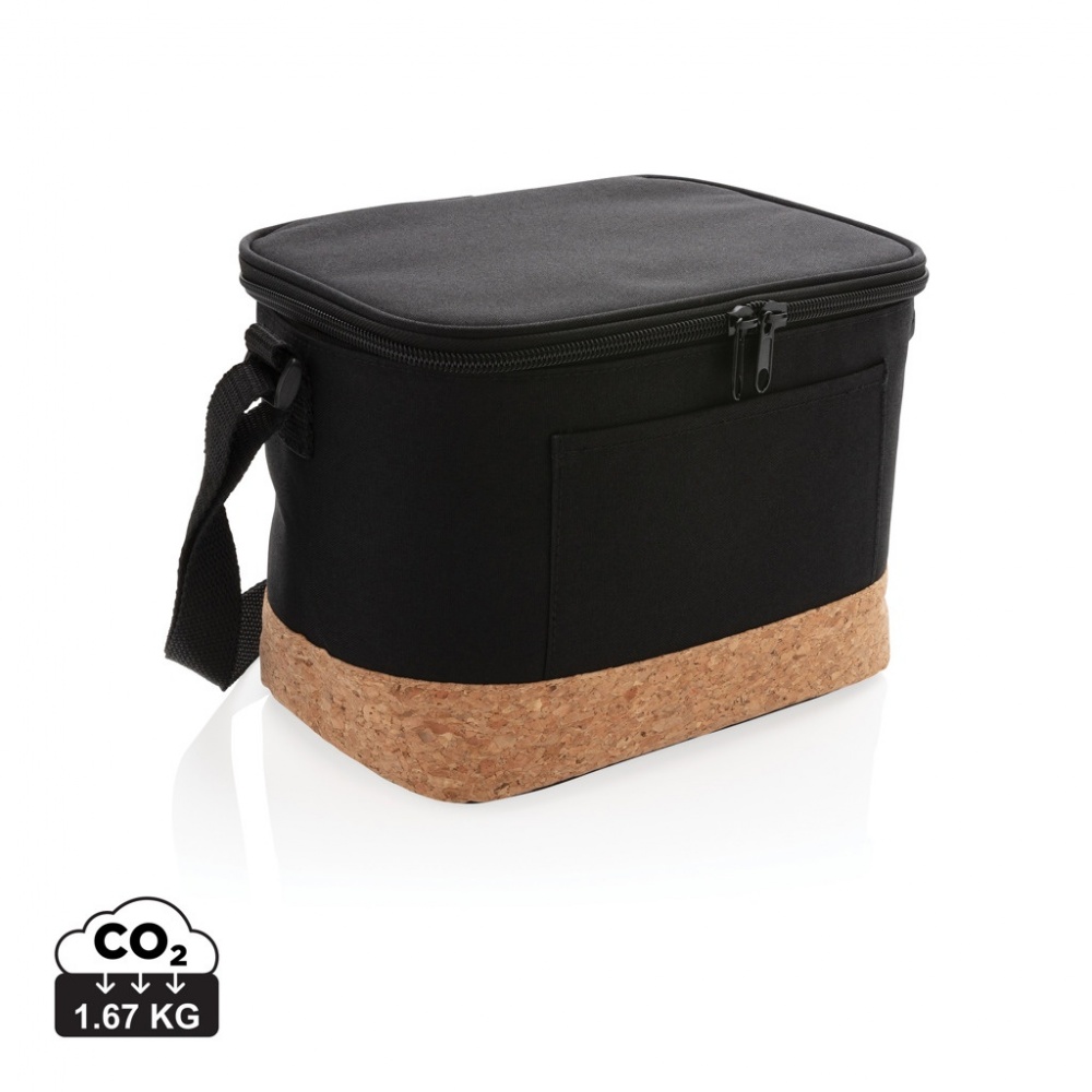 Logotrade promotional products photo of: Two tone cooler bag with cork detail