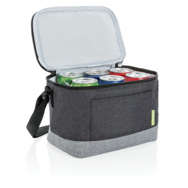 Logo trade promotional gifts picture of: Duo colour RPET cooler bag